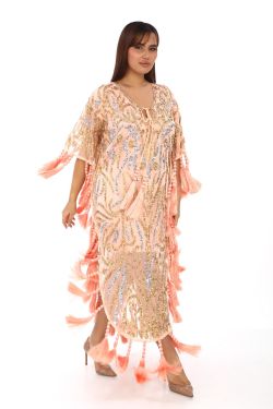 Blush Jamilla Kaftan - Radiance in Every Detail