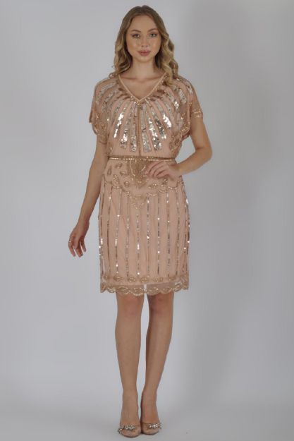 Blush flapper dress best sale